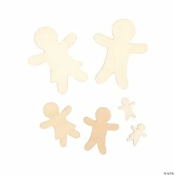 Cheap ๐งจ DIY Unfinished Wood Gingerbread Characters - 12 Pc. ๐