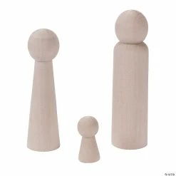 Budget ❤️ DIY Unfinished Wood Nativity Peg Dolls 🥰