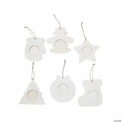 Buy 😍 DIY Unfinished Wood Picture Frame 🎄 Christmas Ornaments - Makes 12 🤩