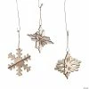 Budget 🌟 DIY Unfinished Wood Snowflake Ornaments - Makes 12 💯
