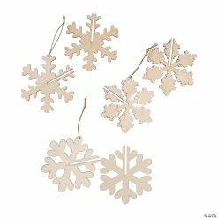 Budget 🌟 DIY Unfinished Wood Snowflake Ornaments - Makes 12 💯 -Cheap Christmas Crafts Store diy unfinished wood snowflake ornaments makes 1213815296 a02