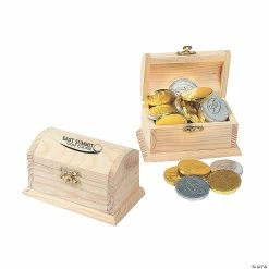 Hot Sale 🔥 DIY Unfinished Wood Treasure Boxes - 12 Pc. 👏 -Cheap Christmas Crafts Store diy unfinished wood treasure boxes 12 pc 48 1948 ip
