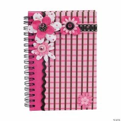 New 🎉 DIY White Canvas Spiral Notebooks - 12 Pc. 😀 -Cheap Christmas Crafts Store diy white canvas spiral notebooks 12 pc 56 9084g a04