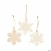 Wholesale 😍 DIY Wood Snowflake Ornaments - 12 Pc. 🤩