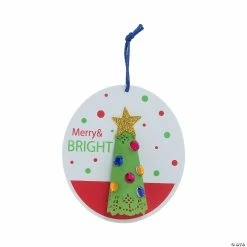 Cheapest 🔔 Doily 🔔 Christmas Tree Ornament Craft Kit - Makes 12 🧨
