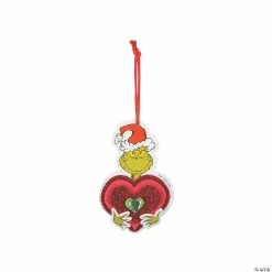 Best deal 🤩 Dr. Seuss™ The Grinch Growing Heart Ornament Craft Kit - Makes 12 🛒