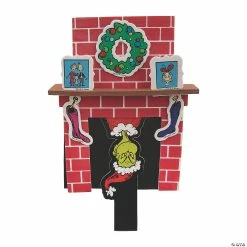 Deals โญ Dr. Seussโข The Grinch ๐ Christmas Fireplace Pop-Up Craft Kit - Makes 12 โค๏ธ
