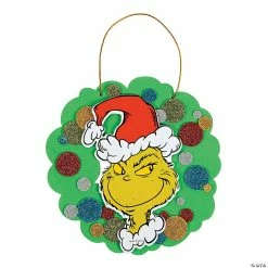 Brand new ⭐ Dr. Seuss™ The Grinch 🎄 Christmas Wreath Craft Kit- Makes 12 👍