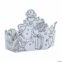 Budget π₯° Dr. Seussβ’ The Grinch Color Your Own π Christmas Trifold Scenes - 12 Pc. π