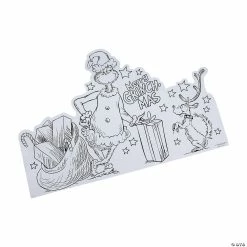 Budget 🥰 Dr. Seuss™ The Grinch Color Your Own 🎄 Christmas Trifold Scenes - 12 Pc. 😍 -Cheap Christmas Crafts Store dr seuss the grinch color your own christmas trifold scenes 12 pc 14091818 a02