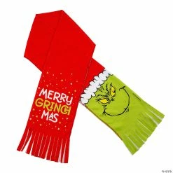 Budget ✔️ Dr. Seuss™ The Grinch Fleece Tied Scarf Craft Kit - Makes 6 🔥