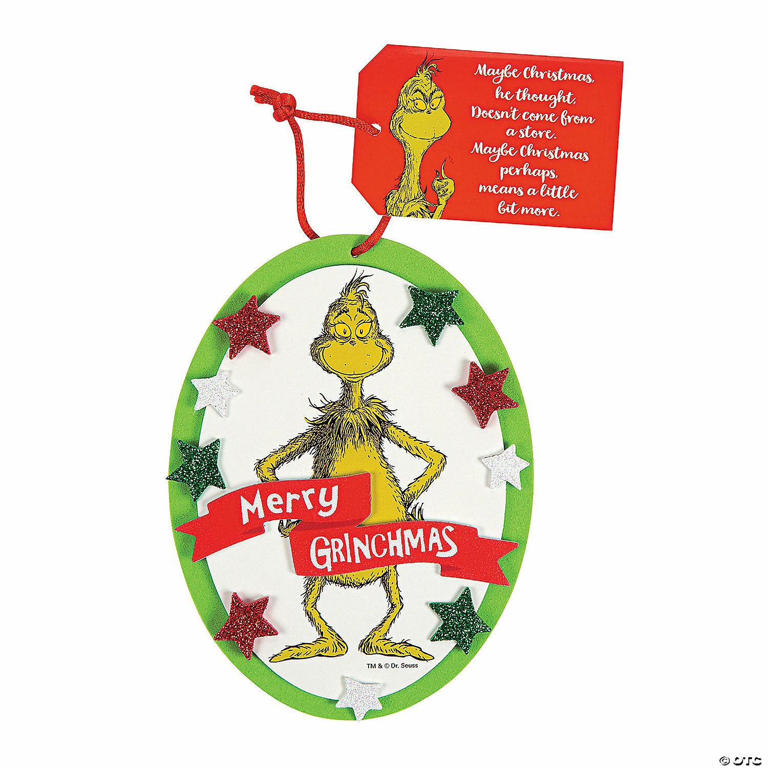 Coupon 🎁 Dr. Seuss™ The Grinch Ornament Craft Kit - Makes 12 ❤️ 1 Coupon 🎁 Dr. Seuss™ The Grinch Ornament Craft Kit - Makes 12 ❤️