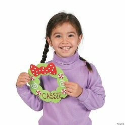 Deals 🛒 Fabulous Foam Jumbo Holiday Wreaths - 24 Pc. 🎉 -Cheap Christmas Crafts Store fabulous foam jumbo holiday wreaths 24 pc 57 2469a a02