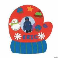 Best Pirce 🌟 Fabulous Foam Mitten Picture Frame Kit - Makes 24 🔥