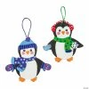Wholesale 🌟 Fabulous Foam Penguin ❄ Christmas Ornaments - Makes 12 🌟