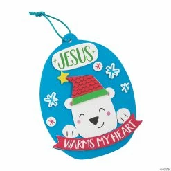 Discount π Faith Nordic Noel Animal Ornament Craft Kit - Makes 12 π