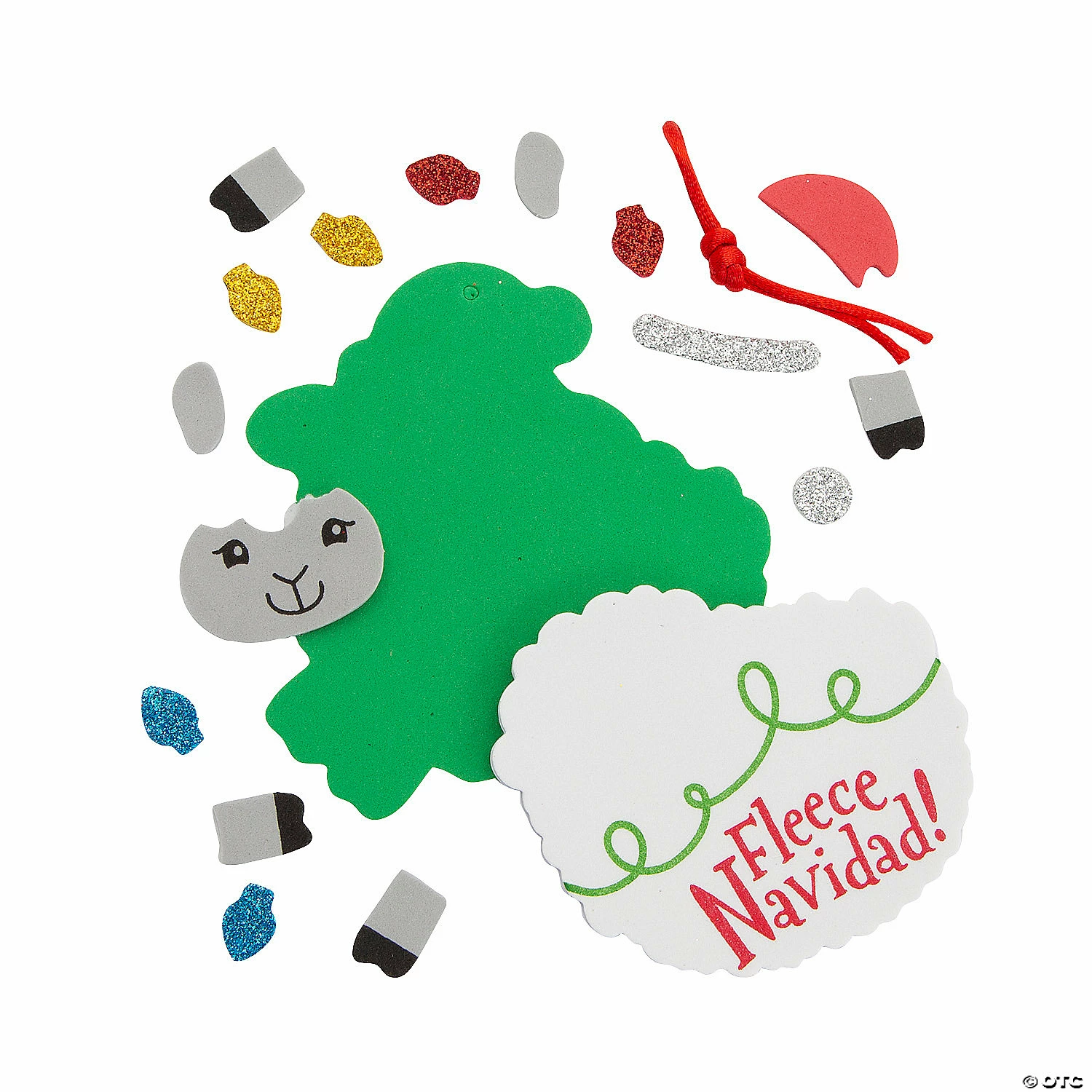 Deals π€© Fleece Navidad Glitter Ornament Craft Kit - Makes 12 βοΈ 2 Deals π€© Fleece Navidad Glitter Ornament Craft Kit - Makes 12 βοΈ - Image 2