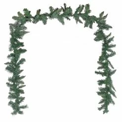 Wholesale ⭐ Garden Elements Pennsylvania Douglas Fir 🎅 Christmas Decoration Garland, Green, 9' x 10 🧨