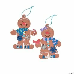 Buy 🛒 Gingerbread ❄ Christmas Ornament Craft Kit - Makes 12 😍