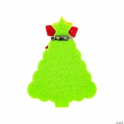 Promo ⭐ Glitter Felt 🎄 Christmas Pin Craft Kit - Makes 12 👍 -Cheap Christmas Crafts Store glitter felt christmas pin craft kit makes 1214091785 a02