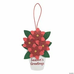 Best reviews of ⌛ Glitter Poinsettia Sign Craft Kit - Makes 12 🌟