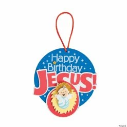 Top 10 🔥 Happy 🥳 Birthday Jesus Manger Ornament Craft Kit - Makes 12 🛒