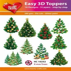 Cheap 😍 Hearty Crafts Easy 3D 🎁 Christmas Trees 😉