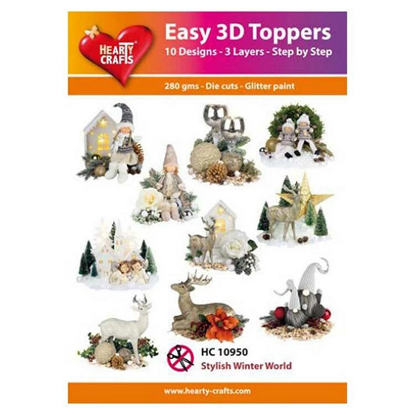 Coupon βοΈ Hearty Crafts Easy 3D Toppers Stylish Winter World π 1 Coupon βοΈ Hearty Crafts Easy 3D Toppers Stylish Winter World π