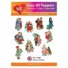 Brand new 💯 Hearty Crafts Easy 3D Toppers Winter Children 👍