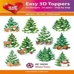 Flash Sale 🤩 Hearty Crafts Easy 3D Winter Trees 😍