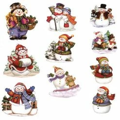 Buy 🤩 Hearty Crafts Easy3D Precut Toppers Snowmen ✔️
