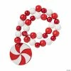 Outlet 🌟 Holiday Peppermint Wood Bead Garland Craft Kit - Makes 3 ⌛