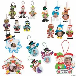 Best Pirce ⭐ Holiday Picture Frame Ornament Craft Kit Assortment - Makes 504 ⌛