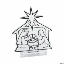 Budget ⭐ Holy Family Suncatchers with Stand 🔥