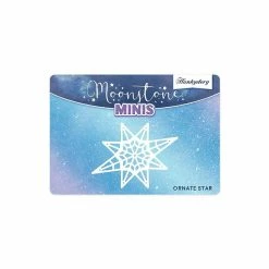 Brand new ❤️ Hunkydory Crafts Moonstone Minis 🎄 Christmas Embellishments Ornate Star 🔔