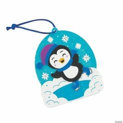 Best deal 🤩 Ice Skating Penguin Ornament Craft Kit - Makes 12 🔥