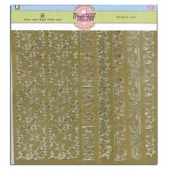 Flash Sale 🌟 JeJe Produkt Sticker Kit 6 sheets ❄ Christmas designs Gold 😍