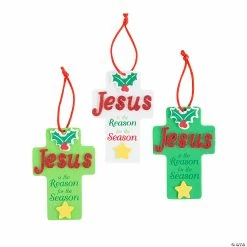 Hot Sale 🤩 Jesus Is the Reason Ornament Craft Kit - Makes 12 😉