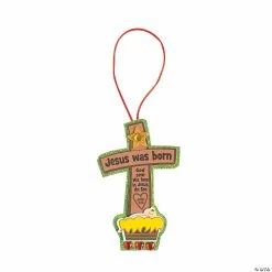 Discount π βJesus Was Bornβ β Christmas Ornament Craft Kit - Makes 12 π₯
