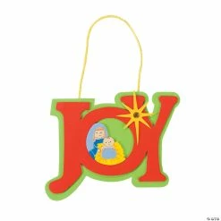 Cheapest 🥰 “Joy” Nativity 🔔 Christmas Ornament Craft Kit - Makes 12 💯