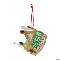 New π King of Kings Crown Ornament Craft Kit - Makes 12 βοΈ
