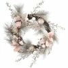 Coupon ✨ Kurt Adler Artificial ChampagneGold Wreath with Pink Poinsettias and Ornaments 🎅 Christmas Decoration, 20 Inches 🔔