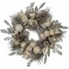 Top 10 🔥 Kurt Adler Artificial Silver and Gold Champagne Rattan Wreath 🎅 Christmas Decoration, 24 Inches 🧨