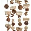 Cheap ✔️ Kurt S. Adler Brown Pinecone and Wood Garland, 72-Inches ⭐
