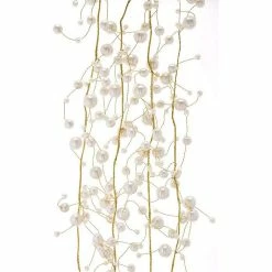 Best reviews of 😉 Kurt S. Adler Pearl Beads on Gold Wire Garland, 6 Feet 💯