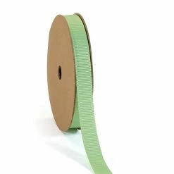 Cheapest 🥰 LaRibbons 3/8" Premium Textured Grosgrain Ribbon - Celery 🧨