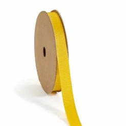 Best Pirce 🤩 LaRibbons 3/8" Premium Textured Grosgrain Ribbon - Dark Maize 🔔