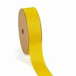 Buy 👍 LaRibbons 7/8" Premium Textured Grosgrain Ribbon - Dark Maize 💯