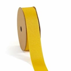 Cheapest ❤️ LaRibbons 7/8" Premium Textured Grosgrain Ribbon - Gold 👏