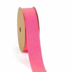 Best Pirce 👏 LaRibbons 7/8" Premium Textured Grosgrain Ribbon -Vibrant Pink ✔️
